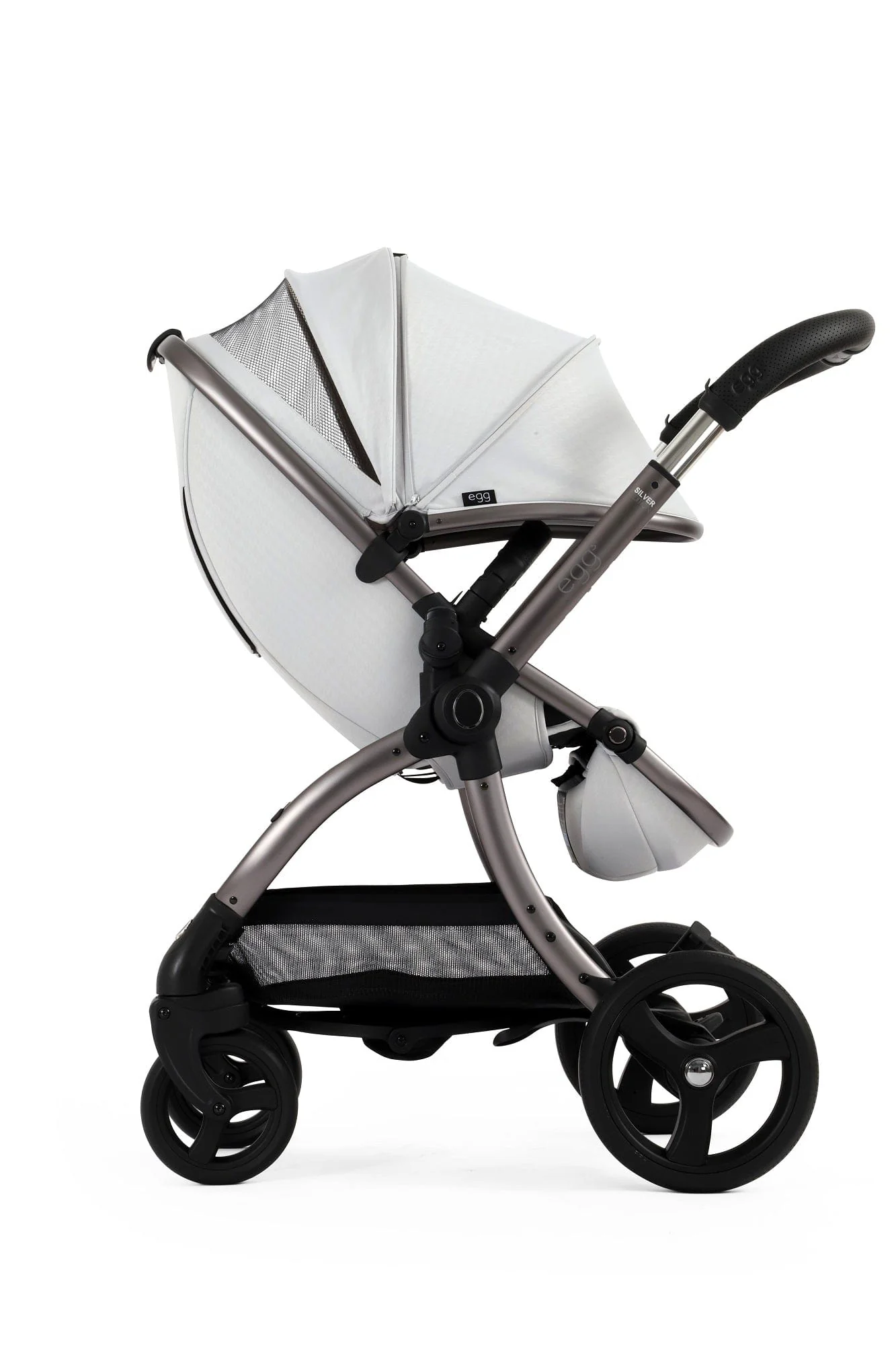 Egg 3 Stroller and Carrycot - Houndstooth Silver - Image 50