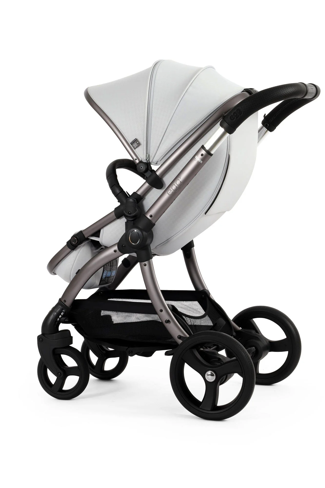 Egg 3 Stroller and Carrycot - Houndstooth Silver - Image 53