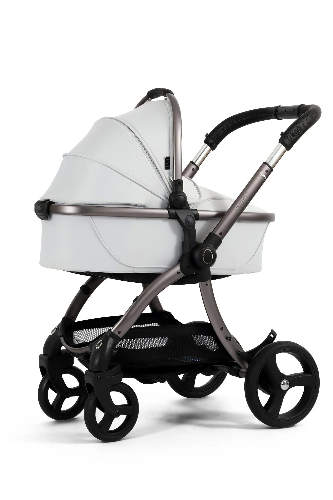 Egg 3 Stroller and Carrycot - Houndstooth Silver - Image 56