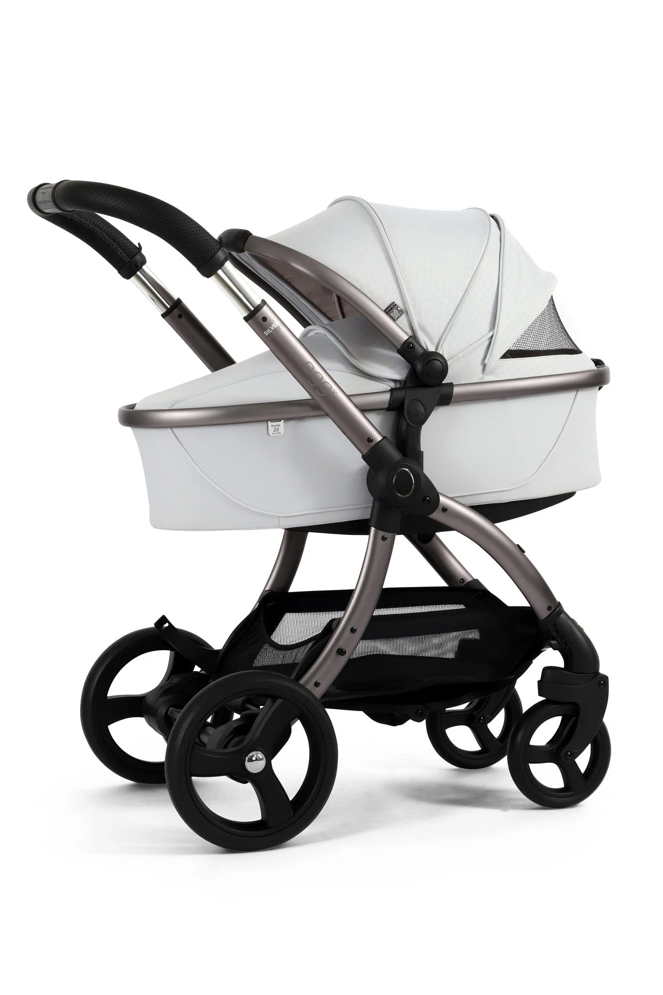 Egg 3 Stroller and Carrycot - Houndstooth Silver - Image 64