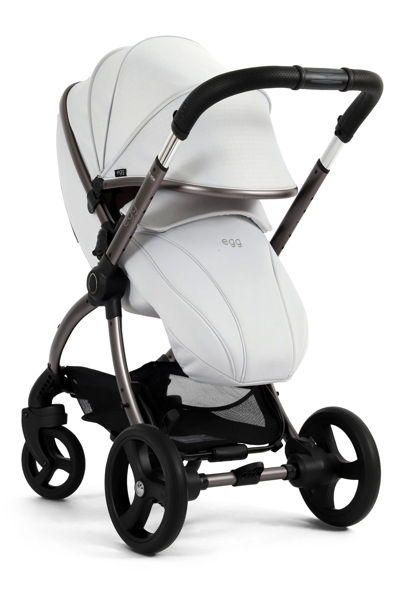 Egg 3 Stroller and Carrycot - Houndstooth Silver - Image 68