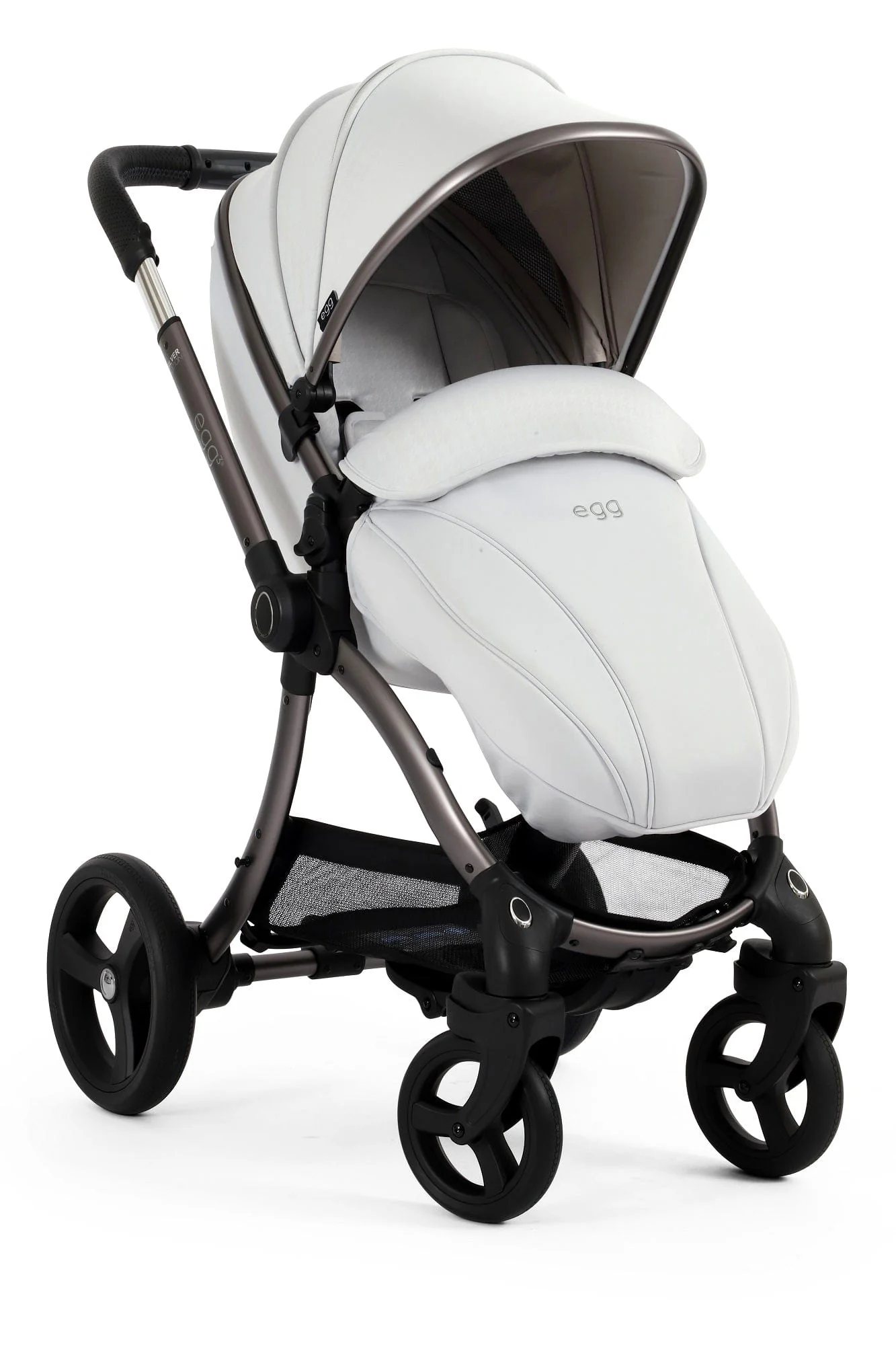 Egg 3 Stroller and Carrycot - Houndstooth Silver - Image 72