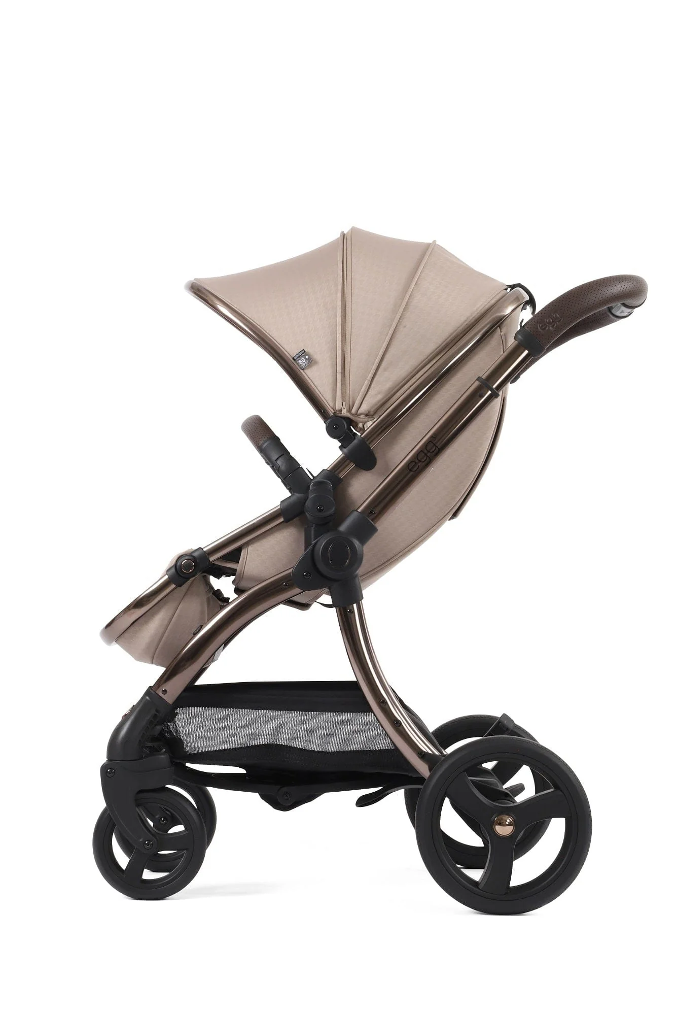 Egg 3 Stroller - Houndstooth Almond - Image 13