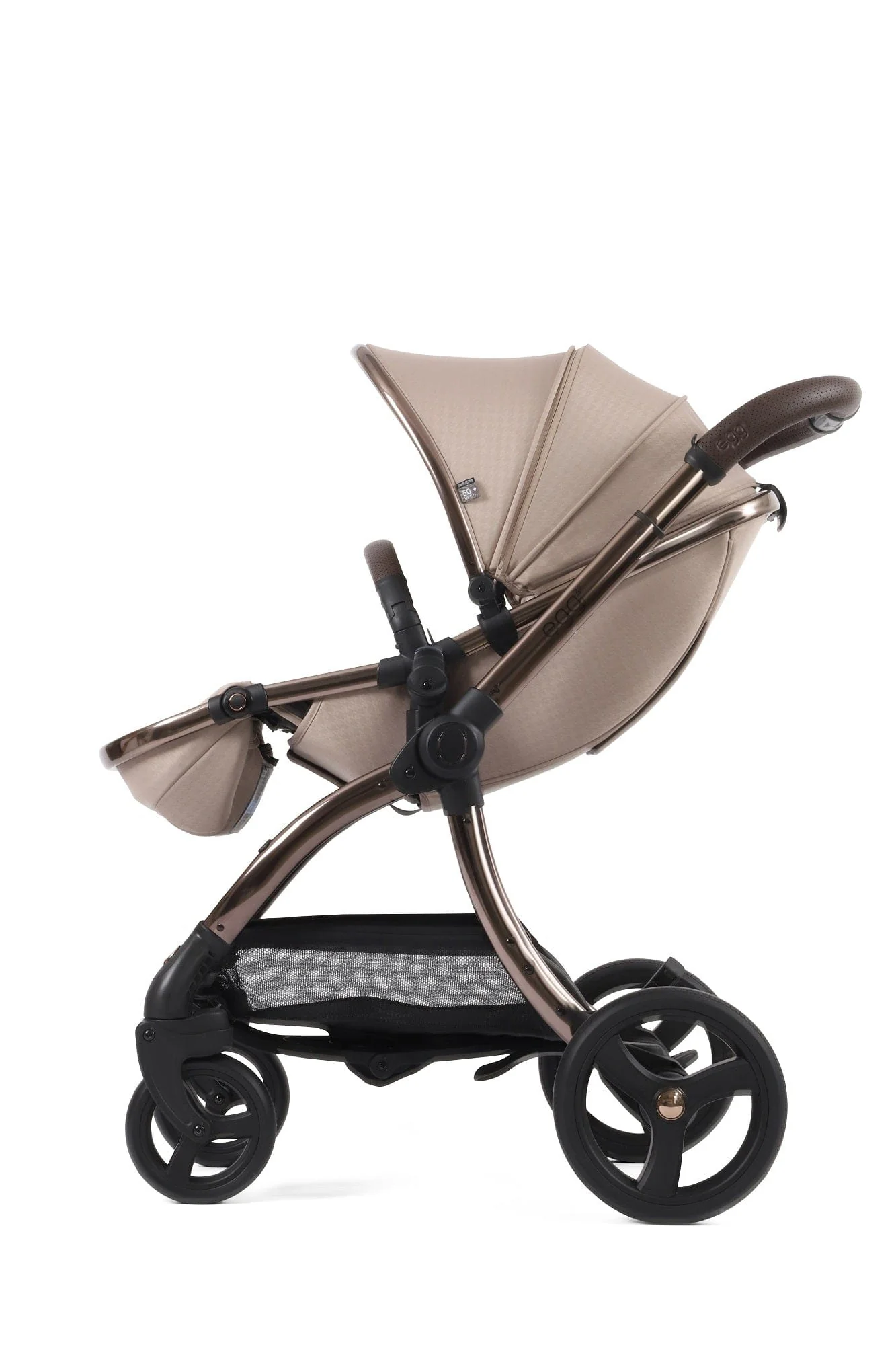 Egg 3 Stroller - Houndstooth Almond - Image 18
