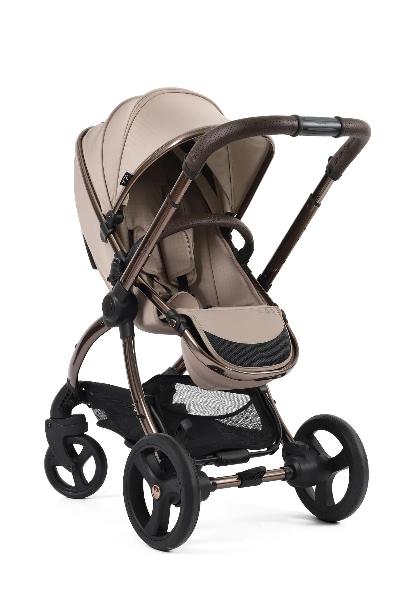 Egg 3 Stroller - Houndstooth Almond - Image 4
