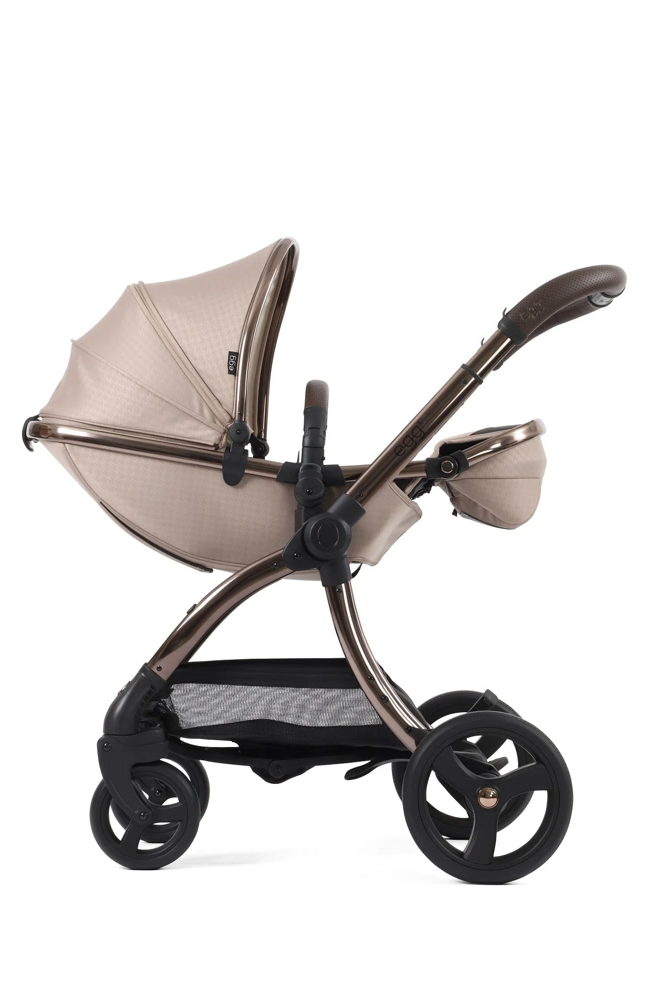Egg 3 Stroller - Houndstooth Almond - Image 7