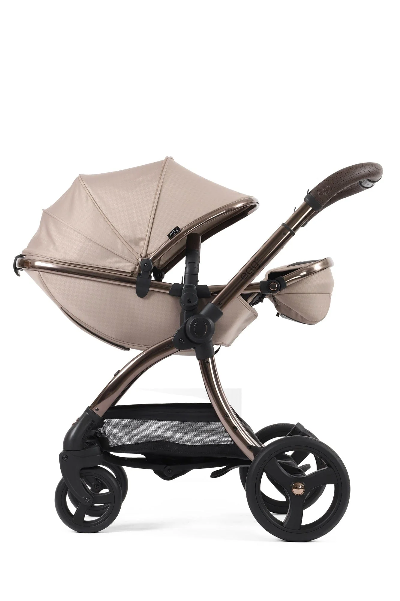 Egg 3 Stroller - Houndstooth Almond - Image 9