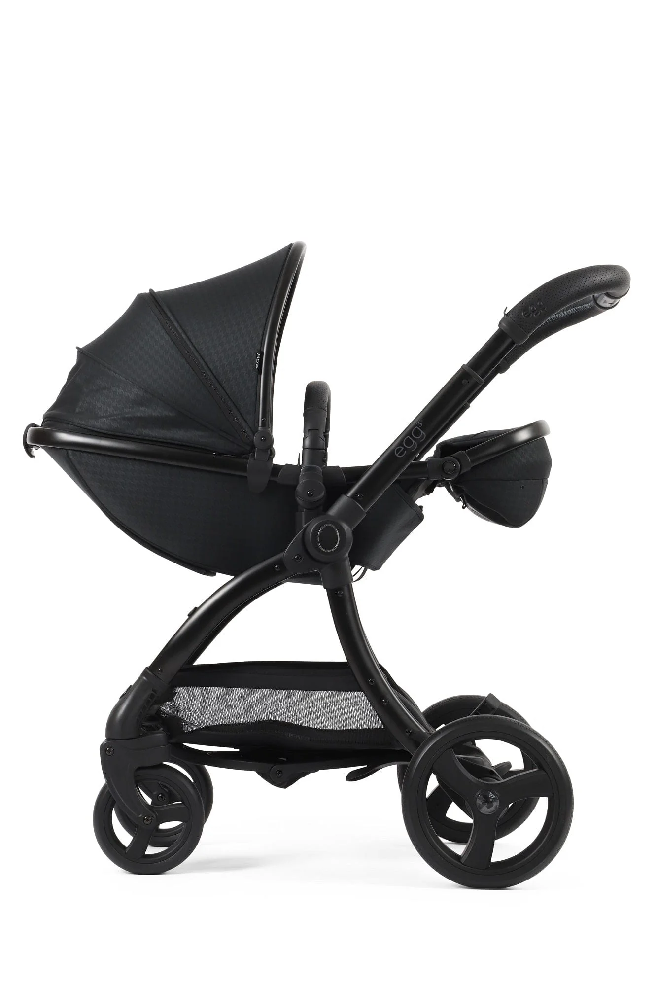 Egg 3 Stroller - Houndstooth Black - Image 7