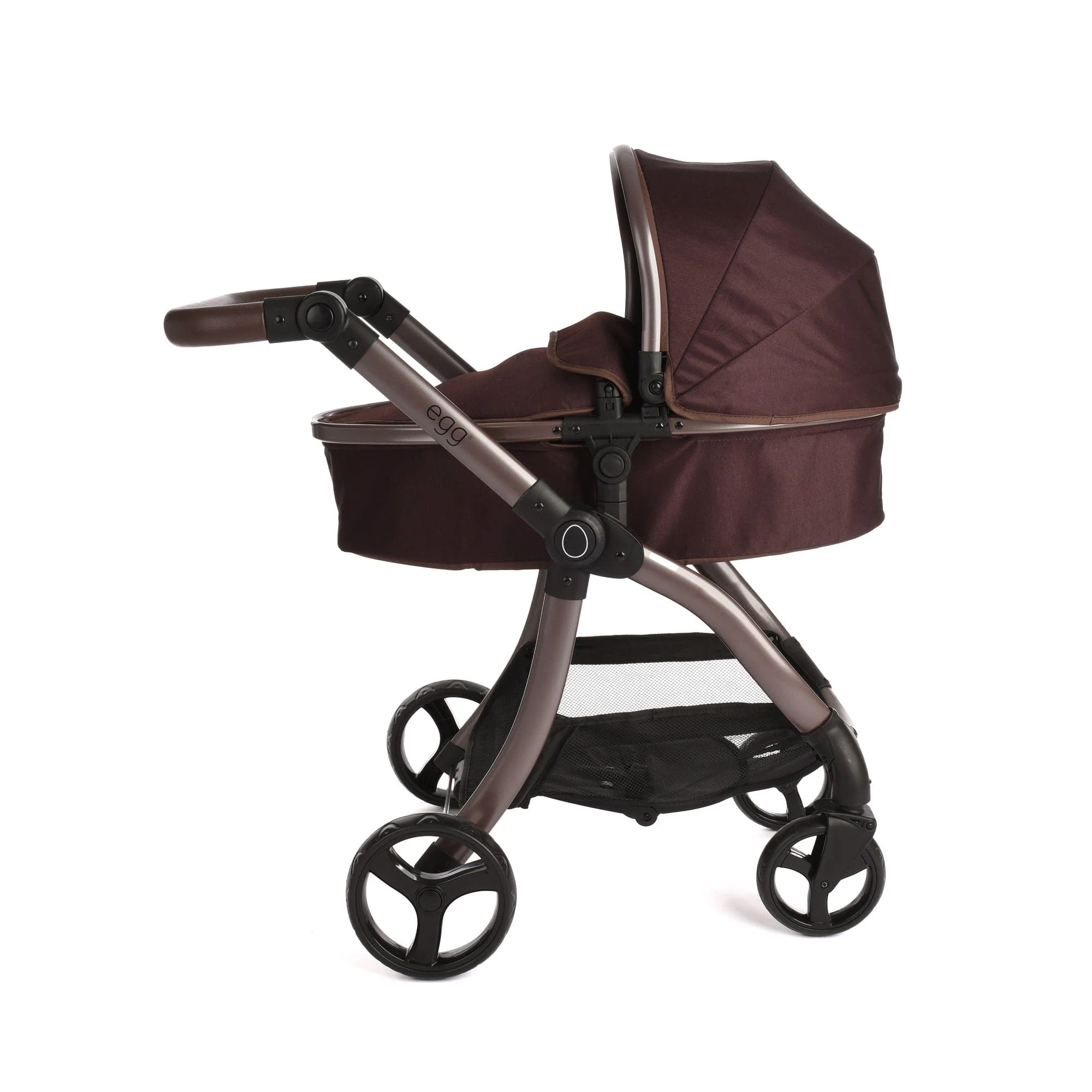 Egg Dolls Pram by Roma - Mulberry - Image 3