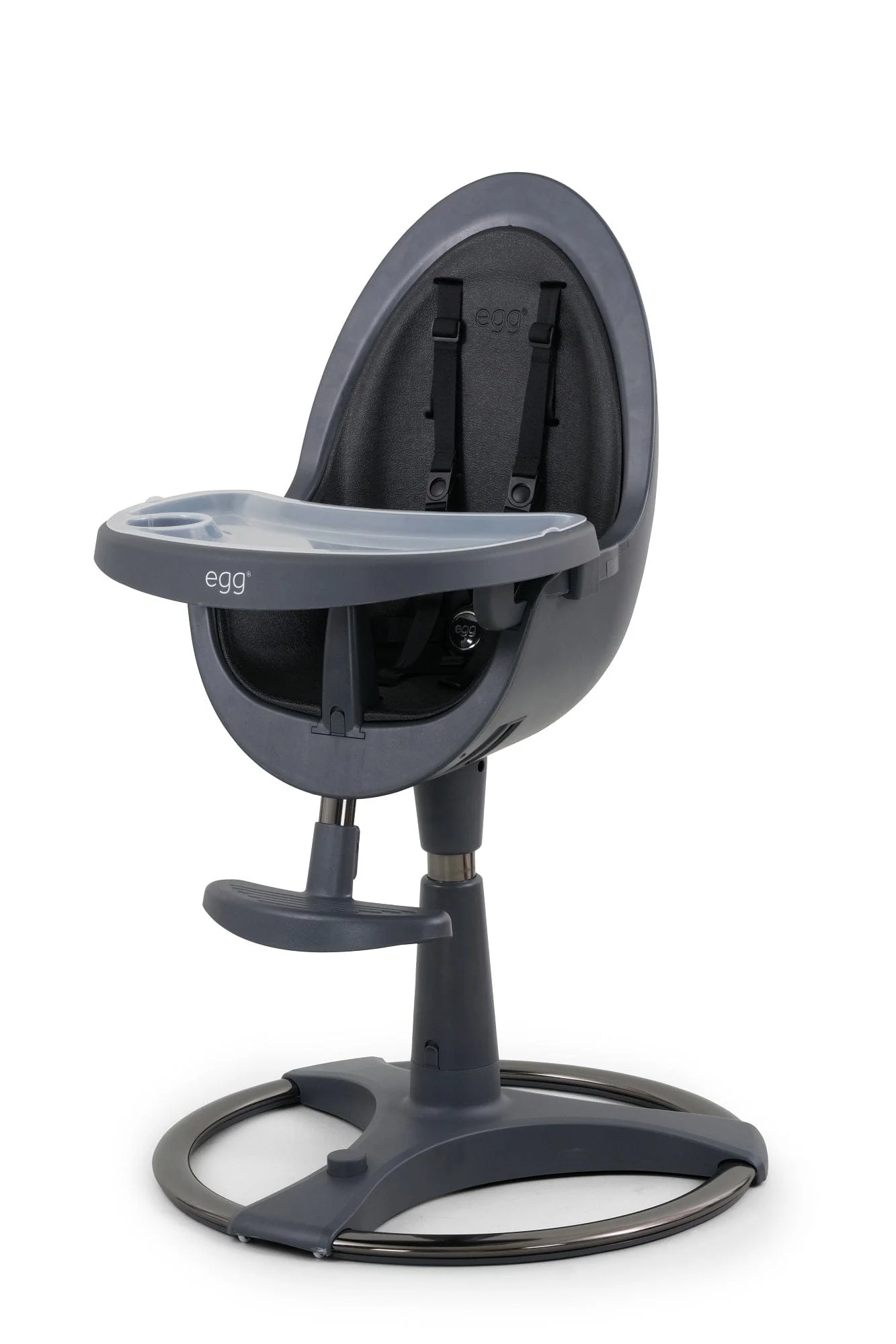 Egg Highchair - Grey/Black - Image 2