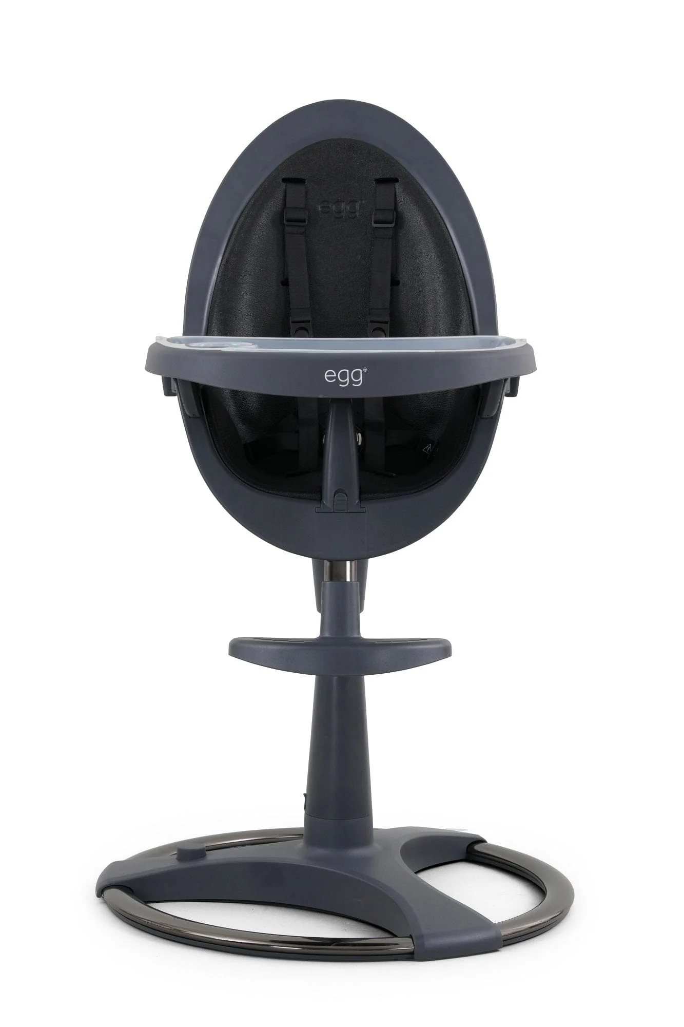 Egg Highchair - Grey/Black - Image 3