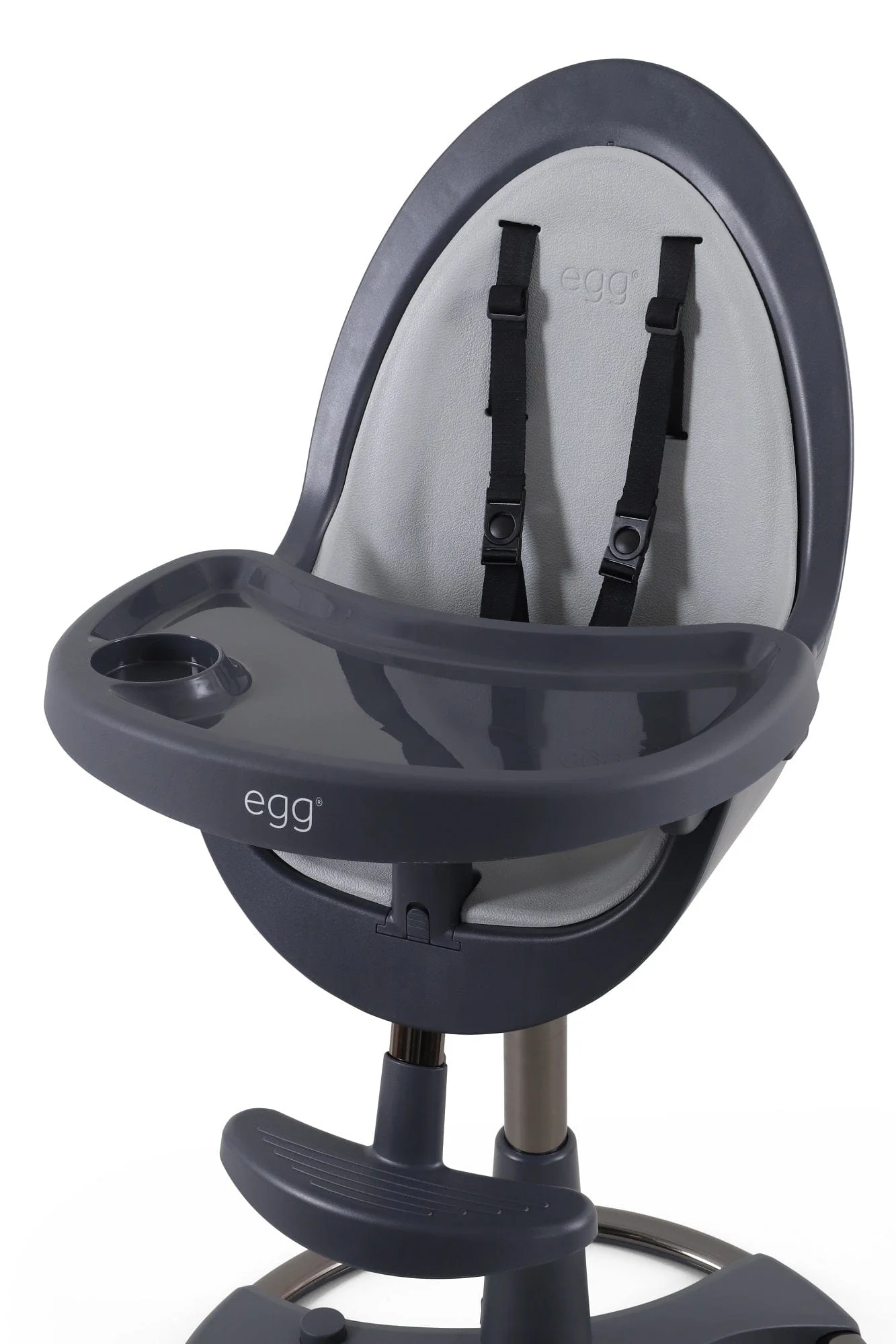 Egg Highchair - Grey/Grey - Image 12