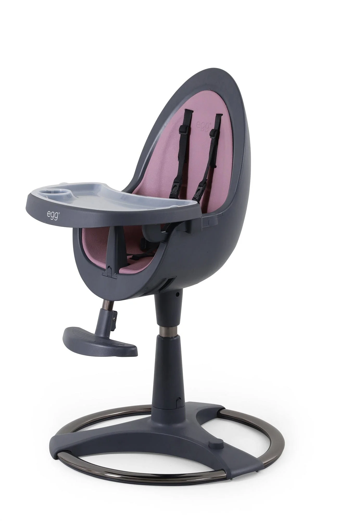 Egg Highchair - Grey/Pink - Image 2