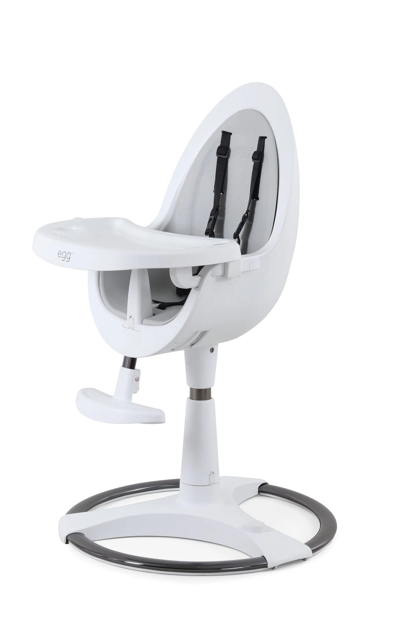 Egg Highchair - White/Grey