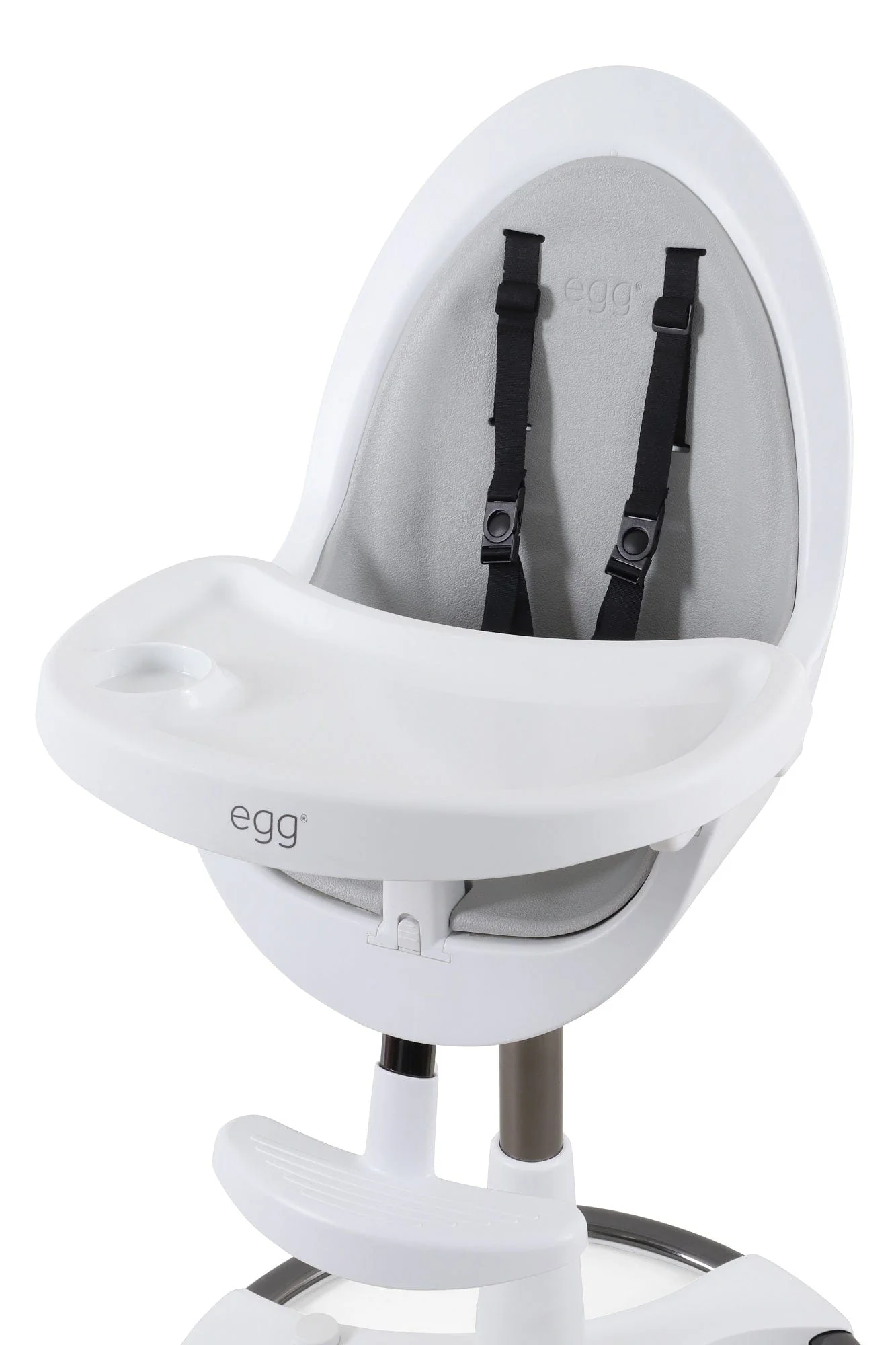 Egg Highchair - White/Grey - Image 16