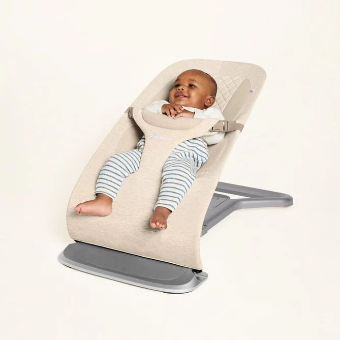 Ergobaby Evolve Bouncer with Toy Bar - Cream - Image 5