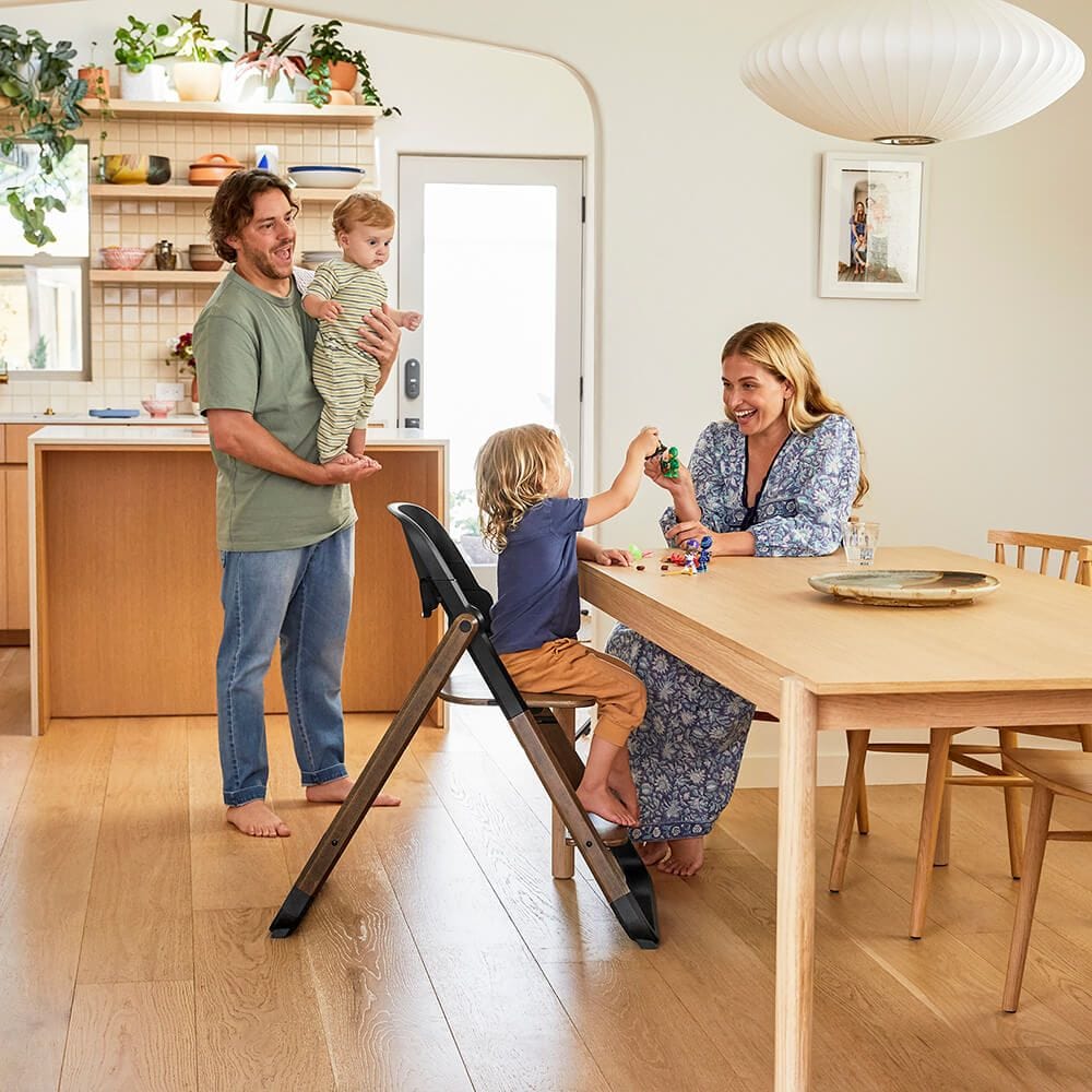 Ergobaby Evolve Highchair with Kitchen Helper Set - Dark Wood - Image 4