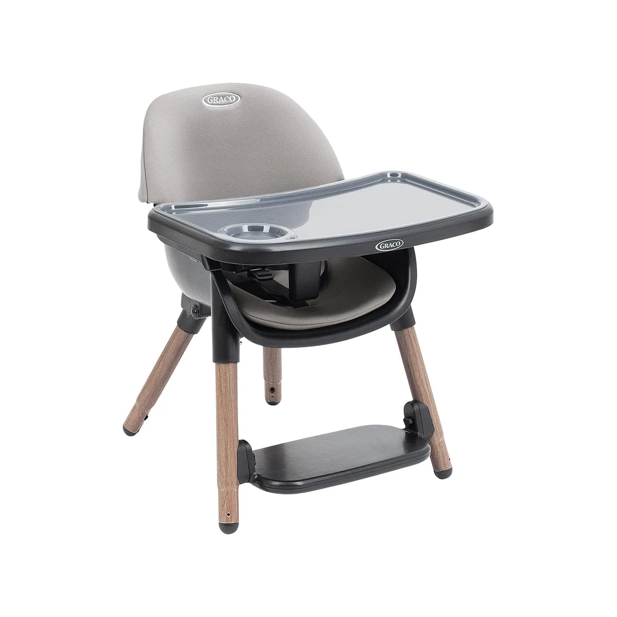 Graco Presti 3in1 Highchair - Steeple Gray - Image 4