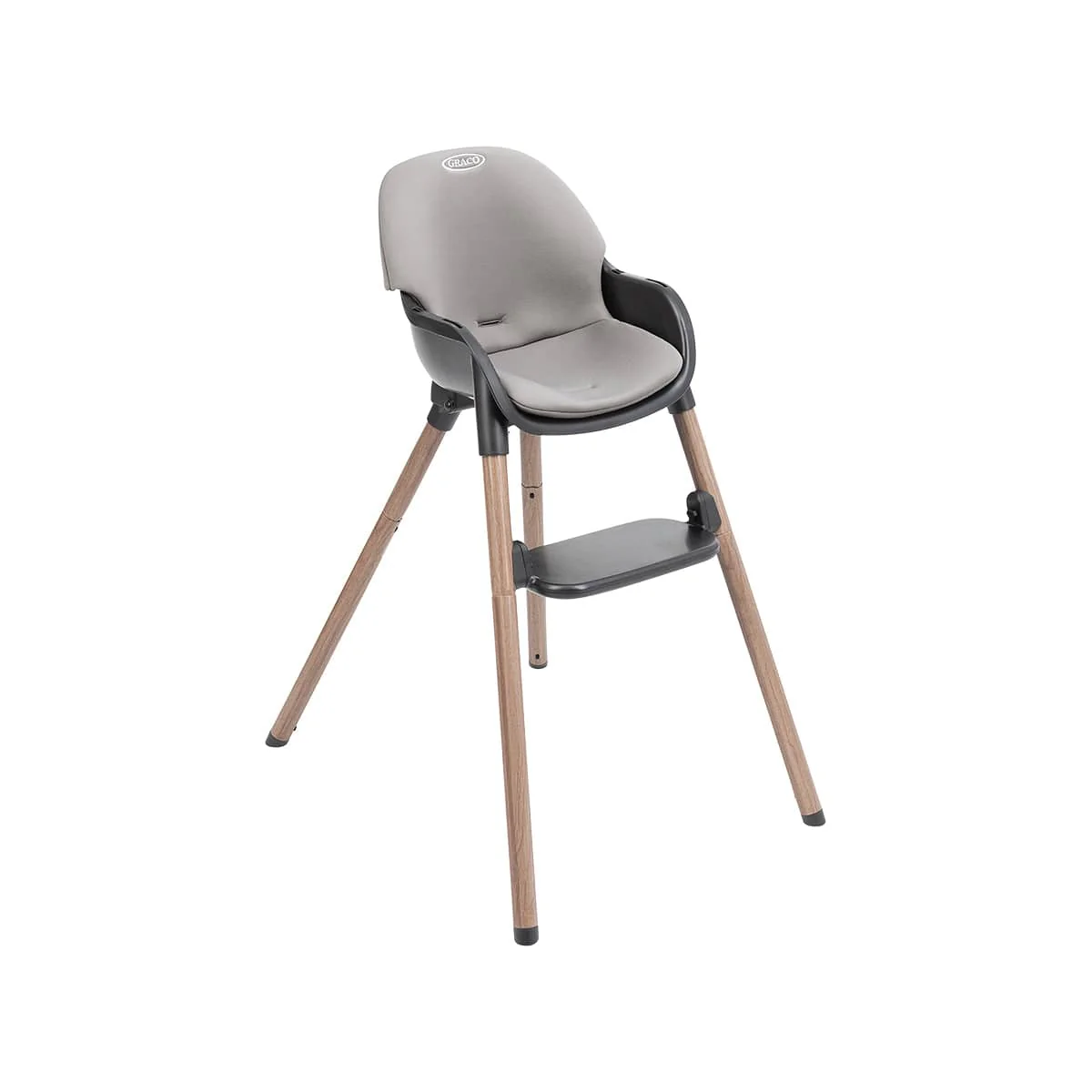 Graco Presti 3in1 Highchair - Steeple Gray - Image 5