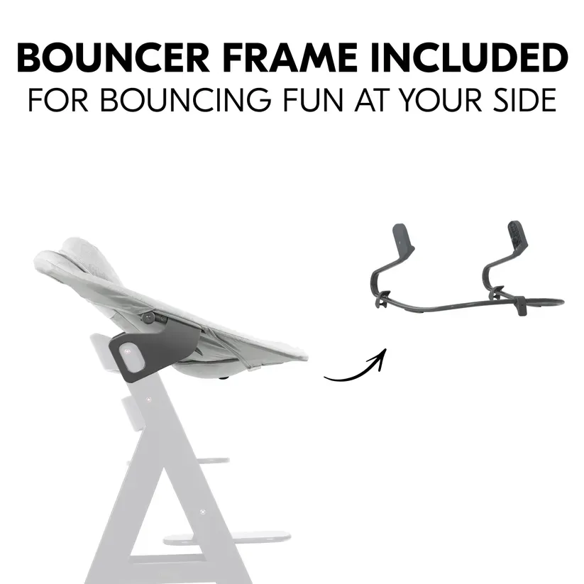 Hauck Alpha Bouncer Premium - Light Grey - Image 6
