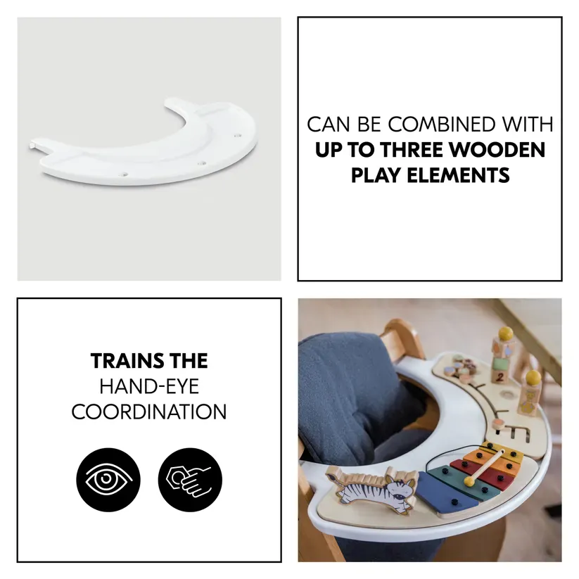 Hauck Alpha Play Tray - White - Image 3