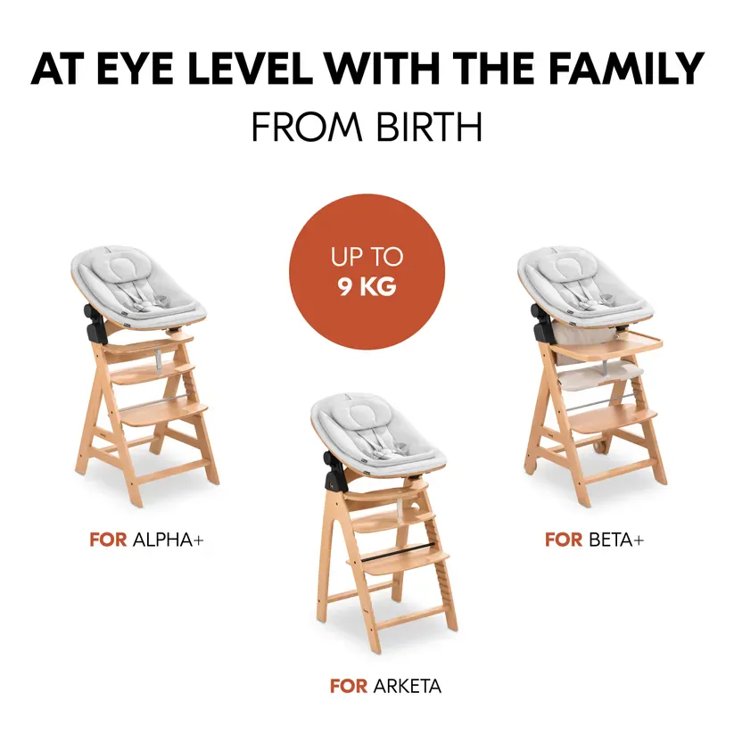 Hauck Highchair Bouncer Eco - Light Grey - Image 5
