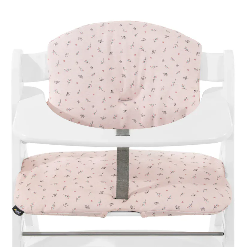 Hauck Highchair Pad Select - Jersey Flowers Rose