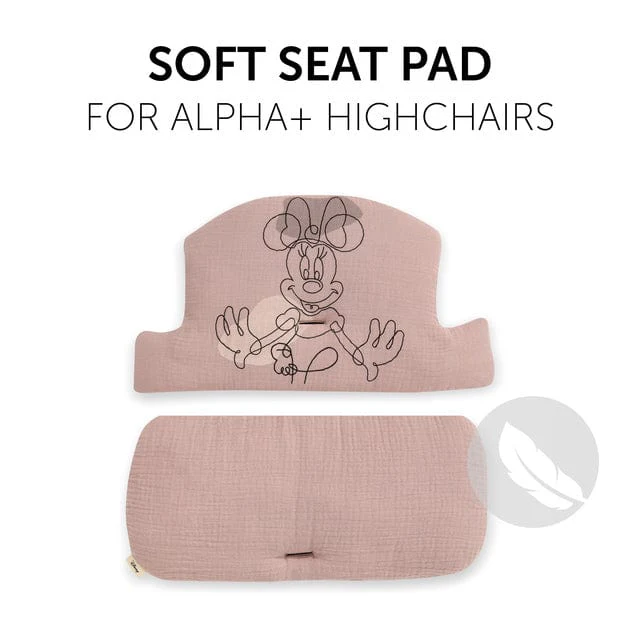 Hauck Highchair Pad Select - Minnie Mouse Rose - Image 2