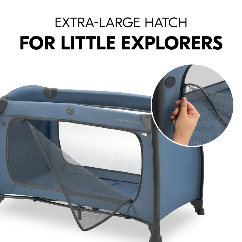 Hauck Play N Relax Center Travel Cot - Dark Blue - Image 9