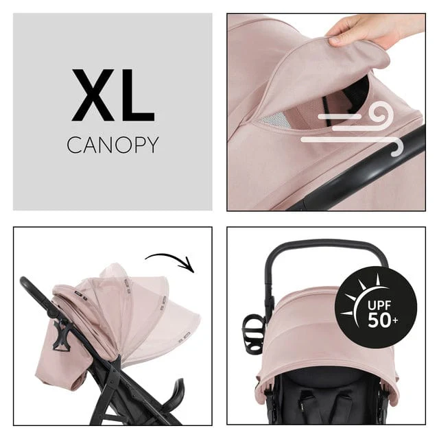 Hauck Rapid 4D Pushchair - Rose - Image 6