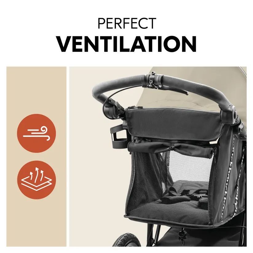 Hauck Runner 3 Pushchair - Olive - Image 7