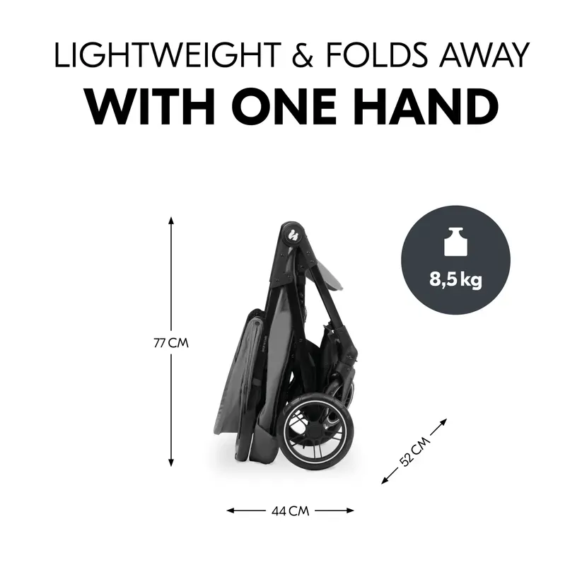 Hauck Shop N Care Pushchair - Grey - Image 4