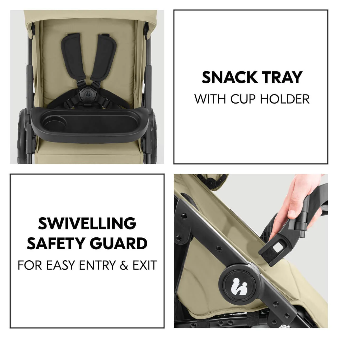 Hauck Shop N Care Trio Set - Olive - Image 9