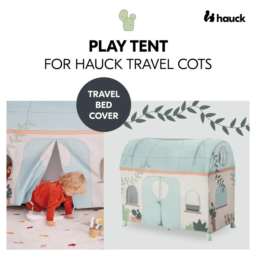 Hauck Travel Bed Cover - Plants - Image 2