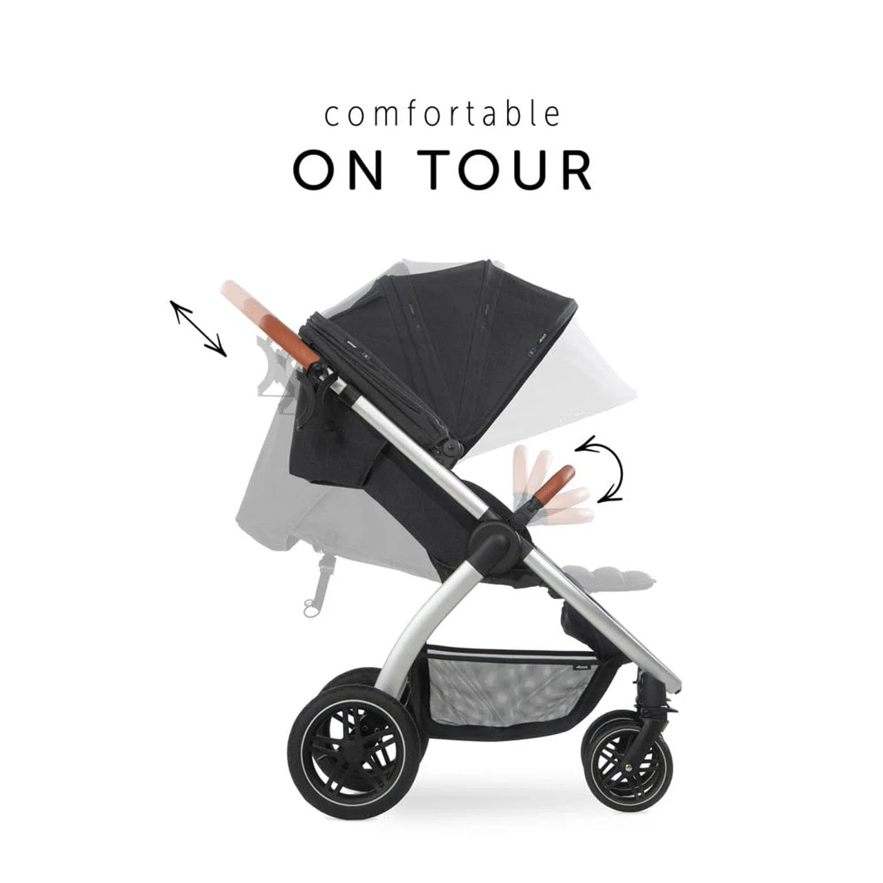 Hauck Uptown Pushchair - Black - Image 7