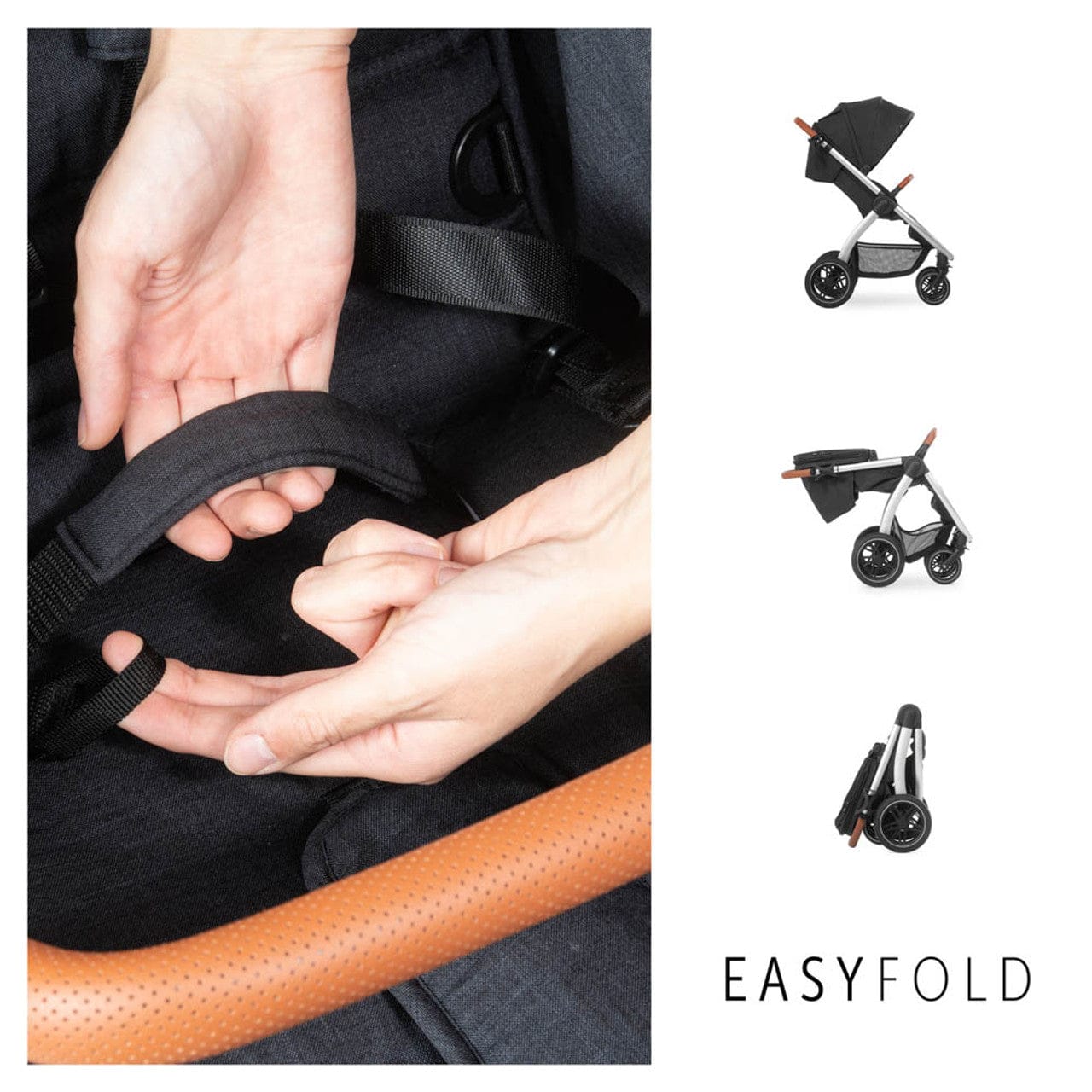 Hauck Uptown Pushchair - Black - Image 9