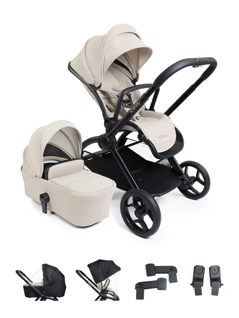 iCandy Core 2 Pushchair & Carrycot - Sandstone