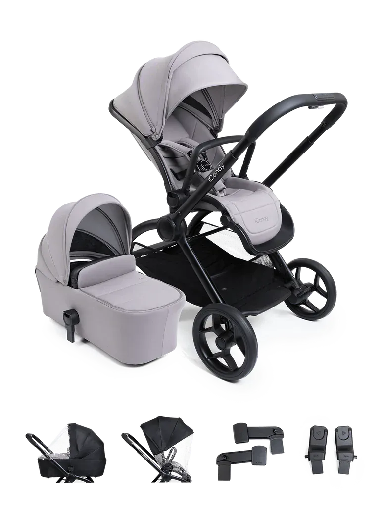 iCandy Core 2 Pushchair & Carrycot - Storm Grey