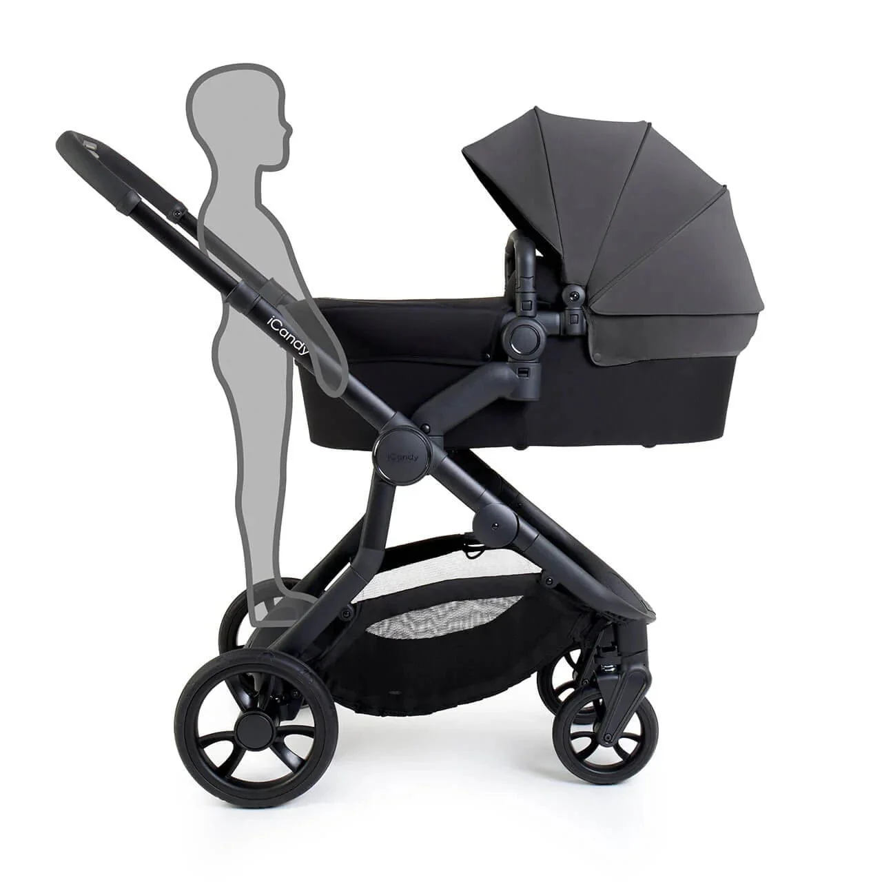 iCandy Orange 4 Cabriofix i-Size and Base Travel System - Fossil - Image 14
