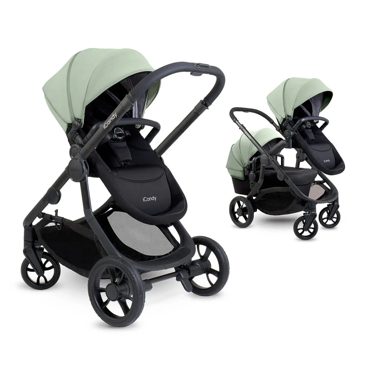 iCandy Orange 4 Cabriofix i-Size and Base Travel System - Pistachio - Image 6