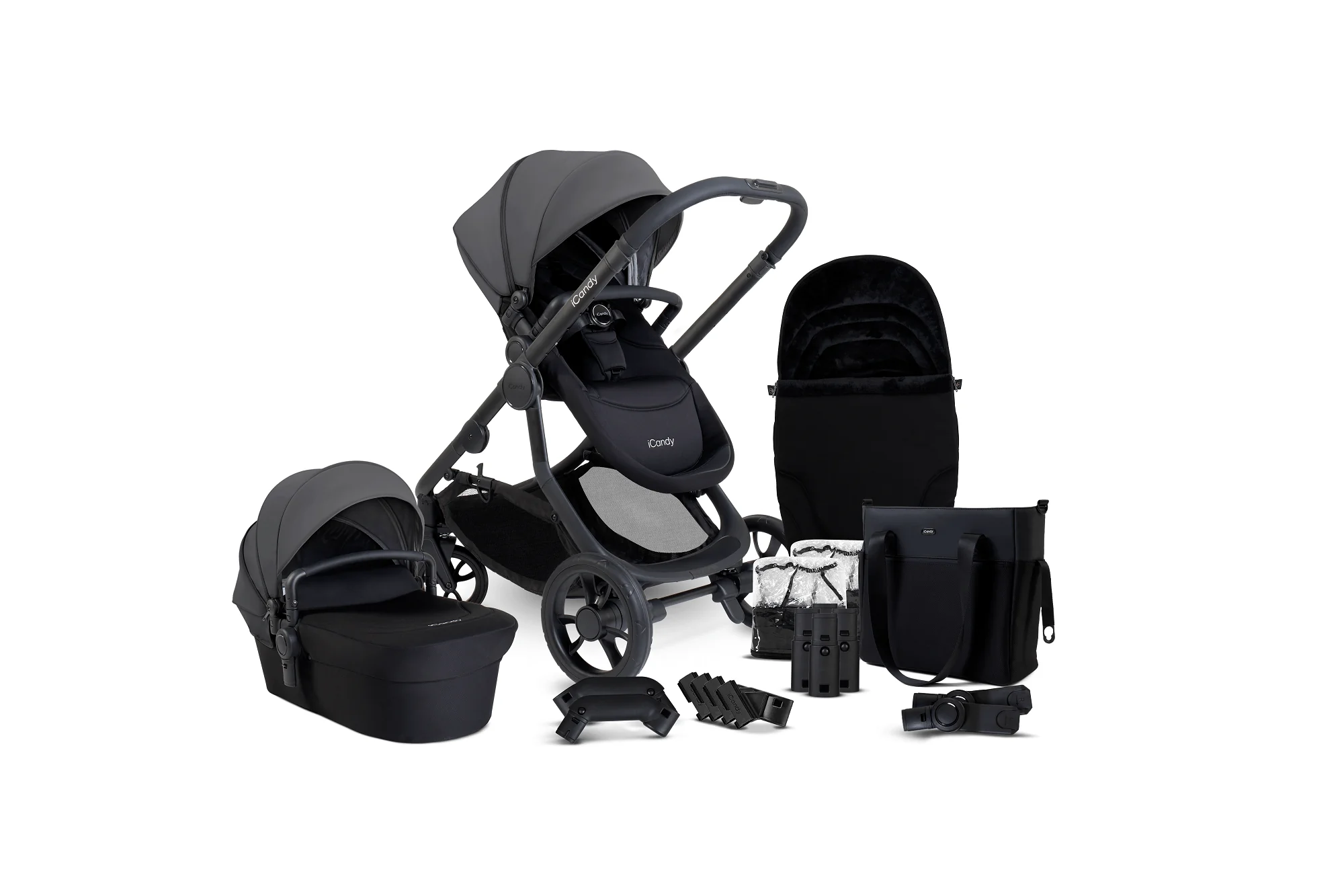 iCandy Orange 4 Double Pushchair - Fossil - Image 2