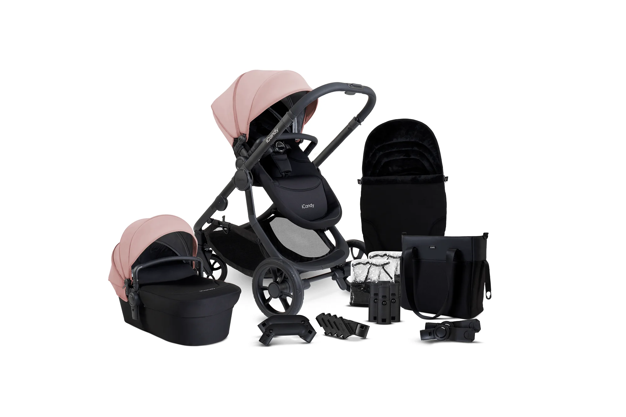iCandy Orange 4 Double Pushchair - Rose - Image 2