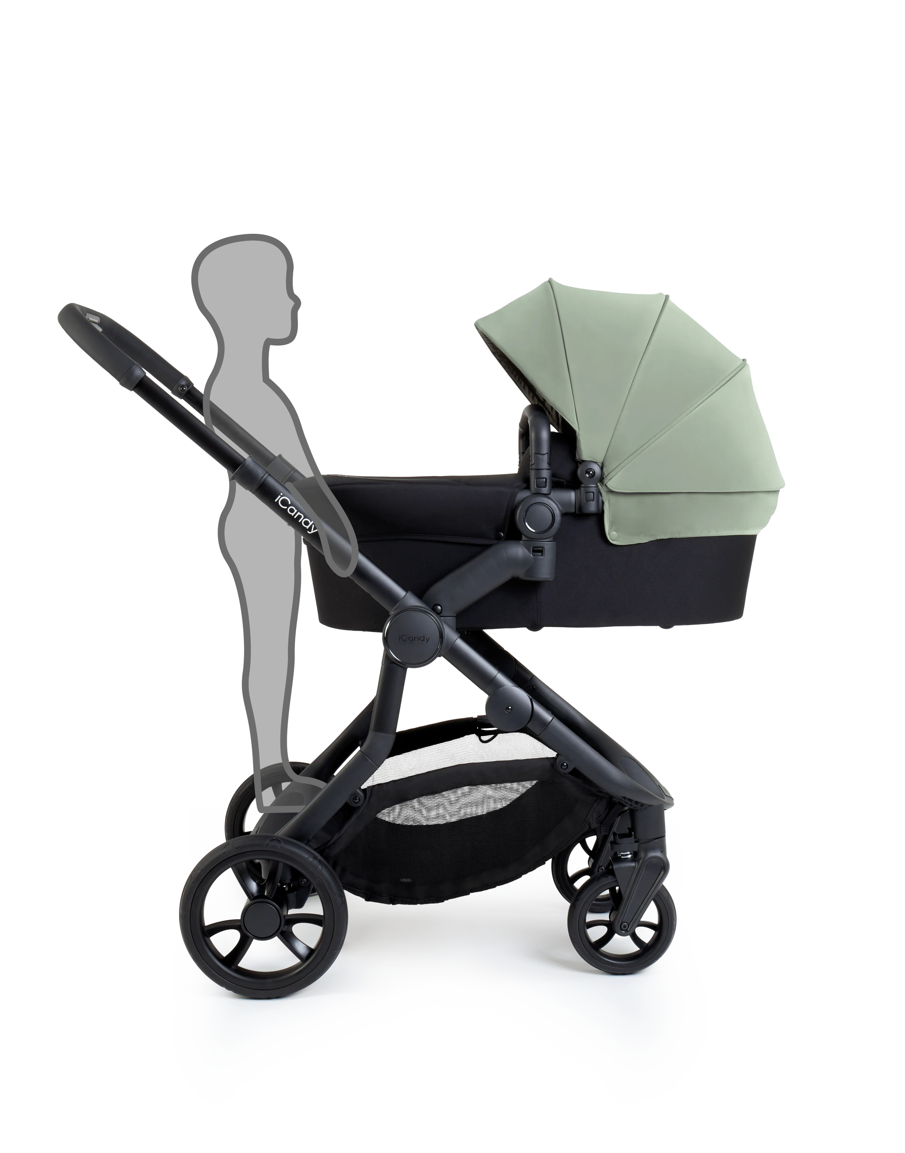 iCandy Orange 4 Twin Pushchair - Pistachio - Image 5