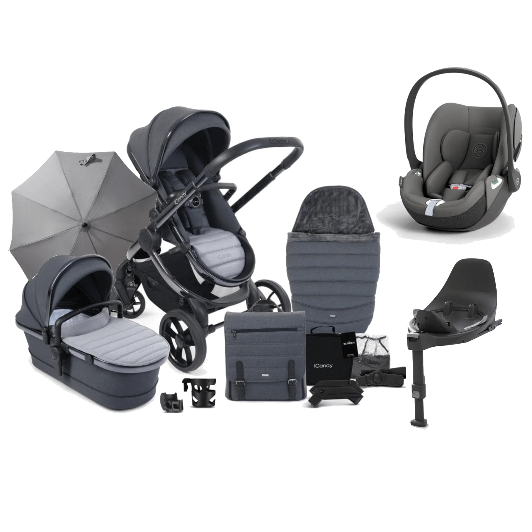 iCandy Peach 7 (Cloud T) Travel System - Truffle/Mirage Grey