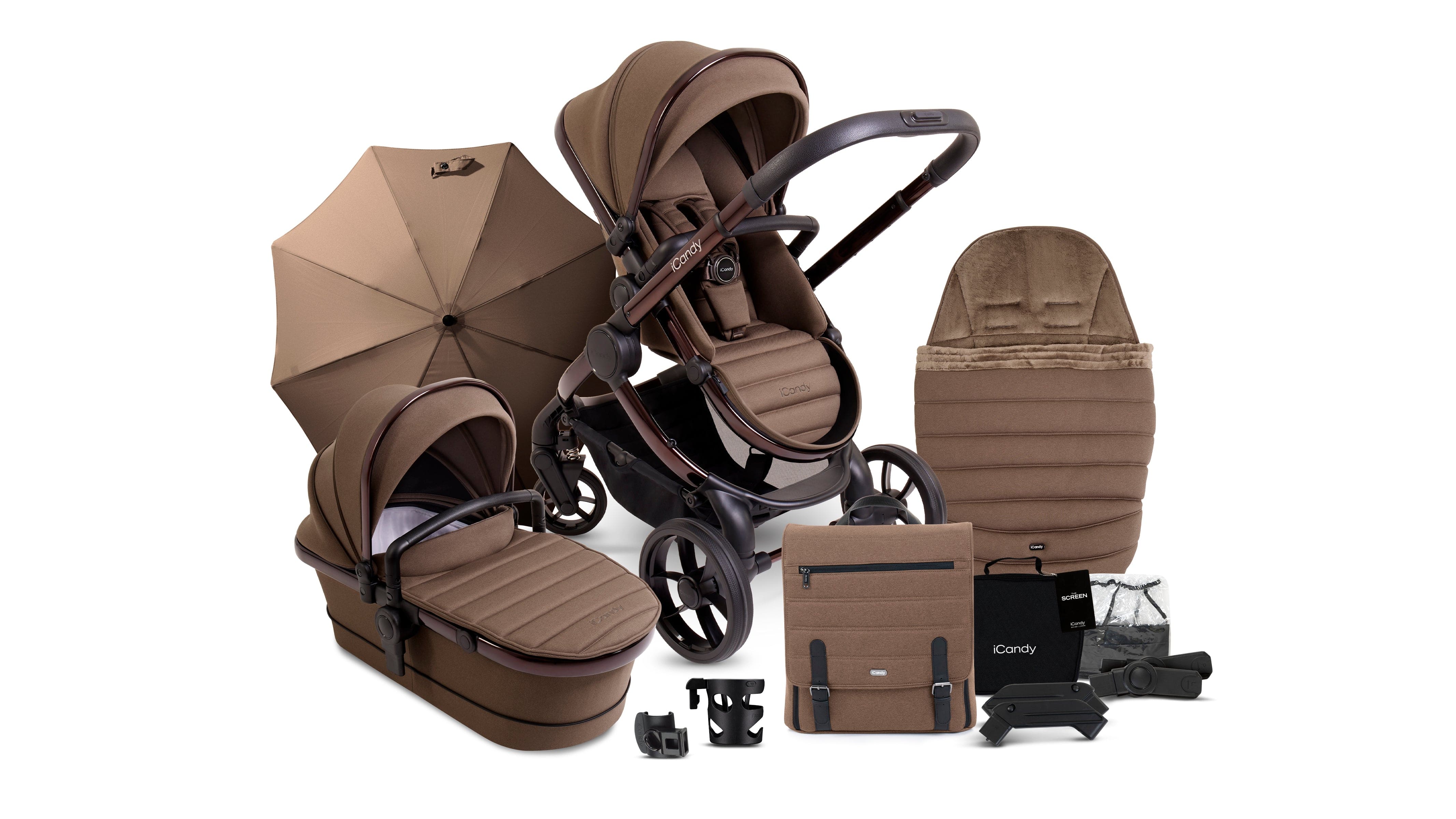 iCandy Peach 7 Cybex Cloud T Complete Travel System Bundle - Coco - Image 2