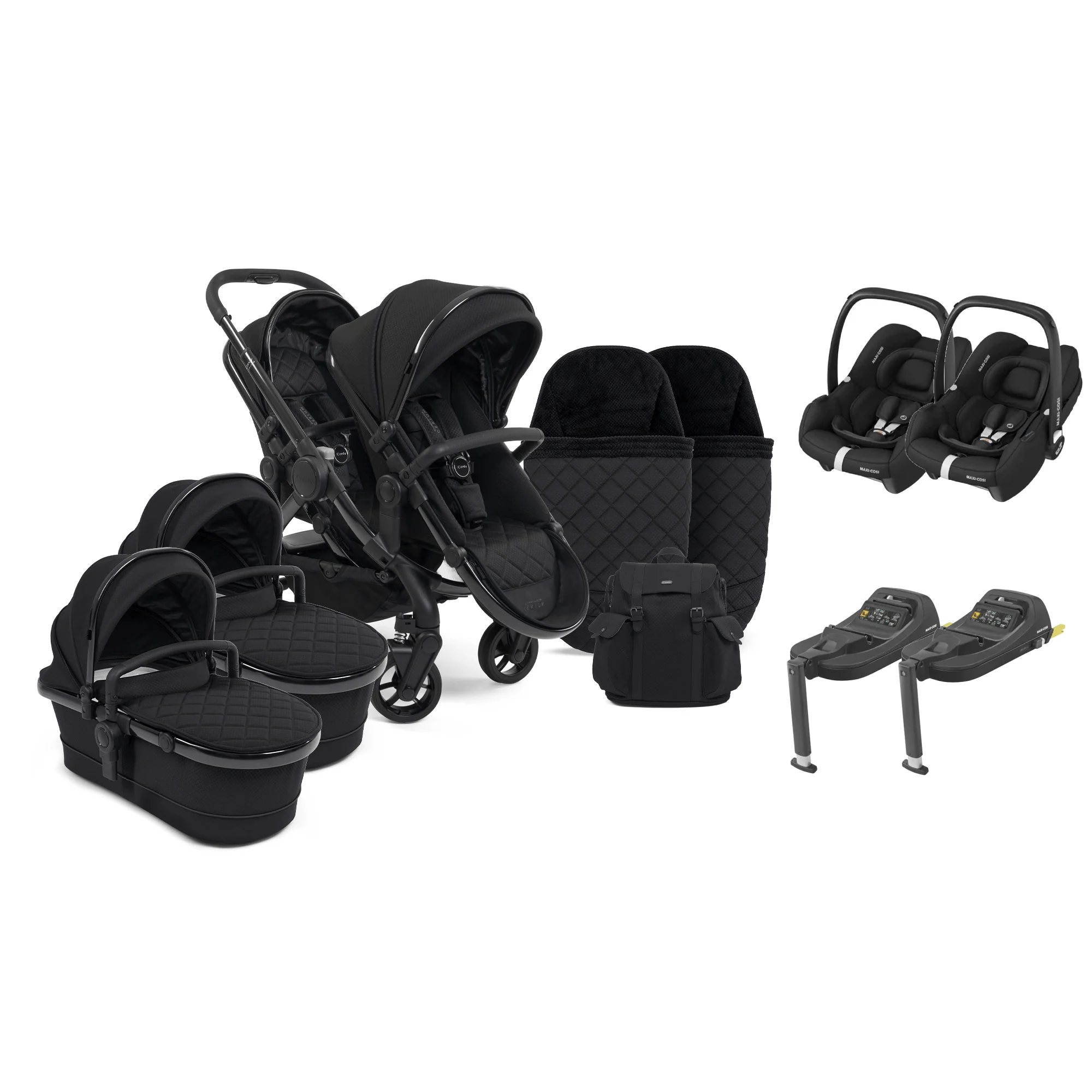 iCandy Peach 7 Designer Collection Twin (Cabriofix i-Size) Travel System - Cerium