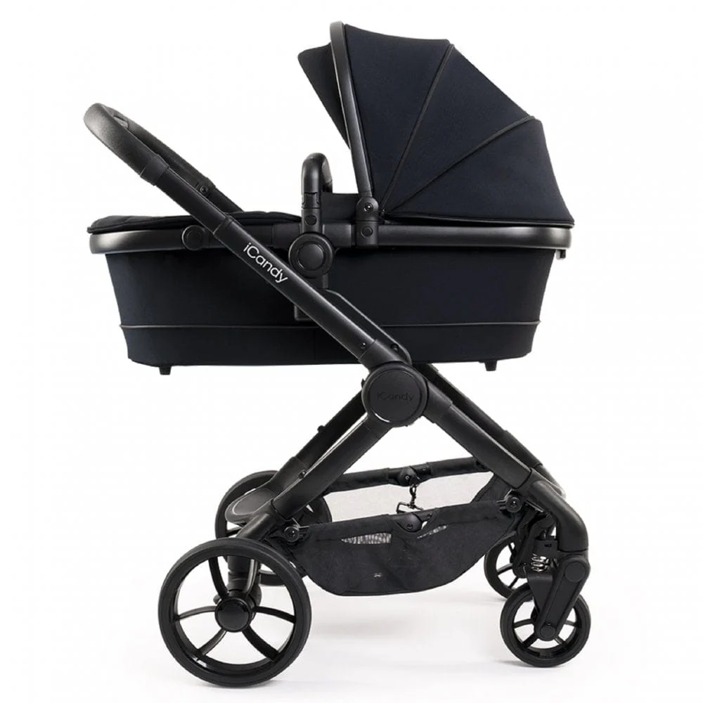 iCandy Peach 7 Maxi Cosi Cabriofix i-Size Travel System Bundle - Black Edition - Image 3