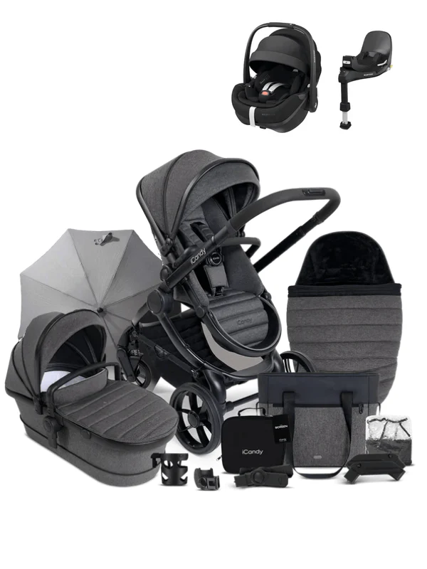 iCandy Peach 7 (Pebble 360 PRO2) Complete Travel System - Granite