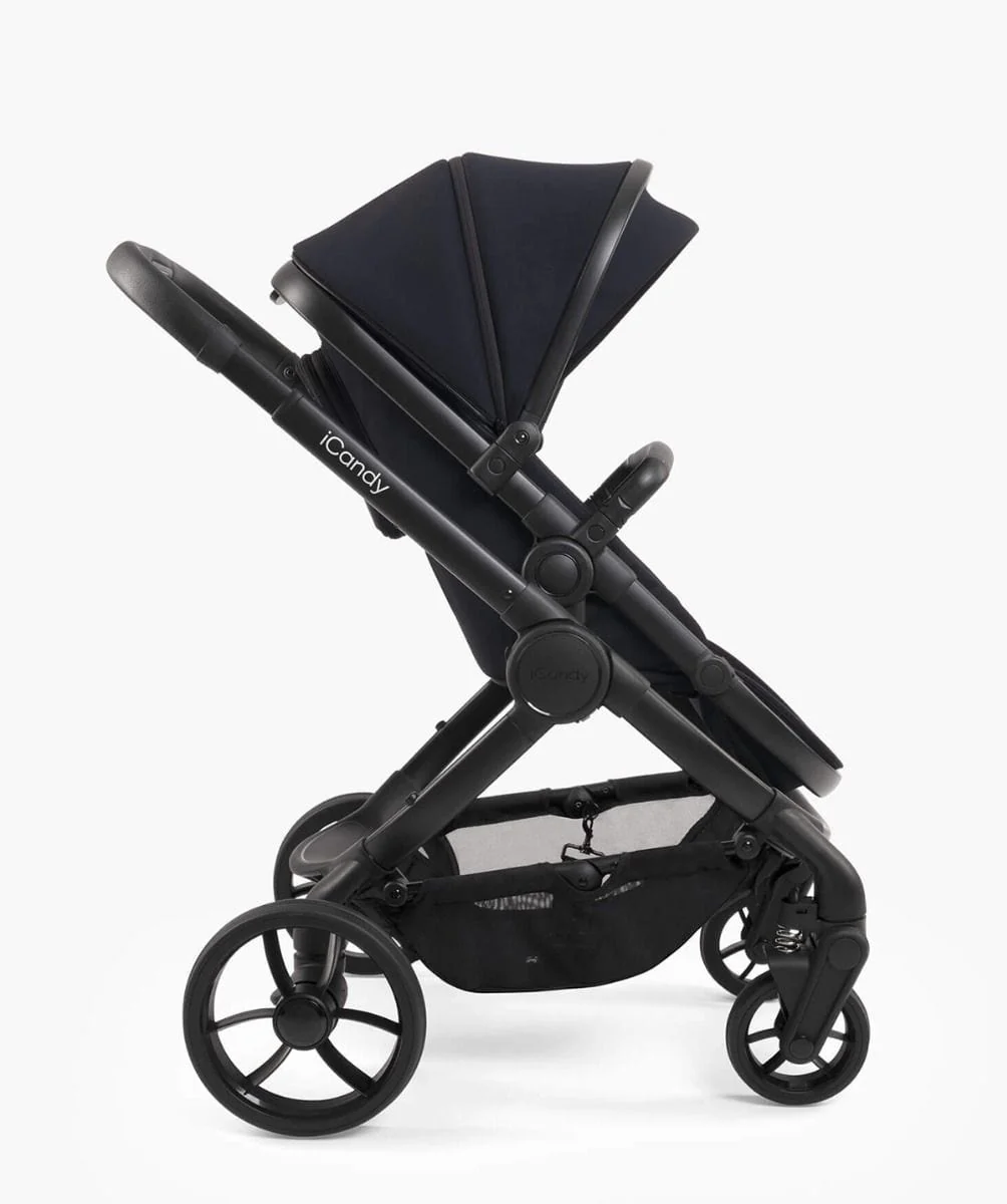 iCandy Peach 7 Twin Cybex Cloud T Travel System - Jet / Black Edition - Image 8