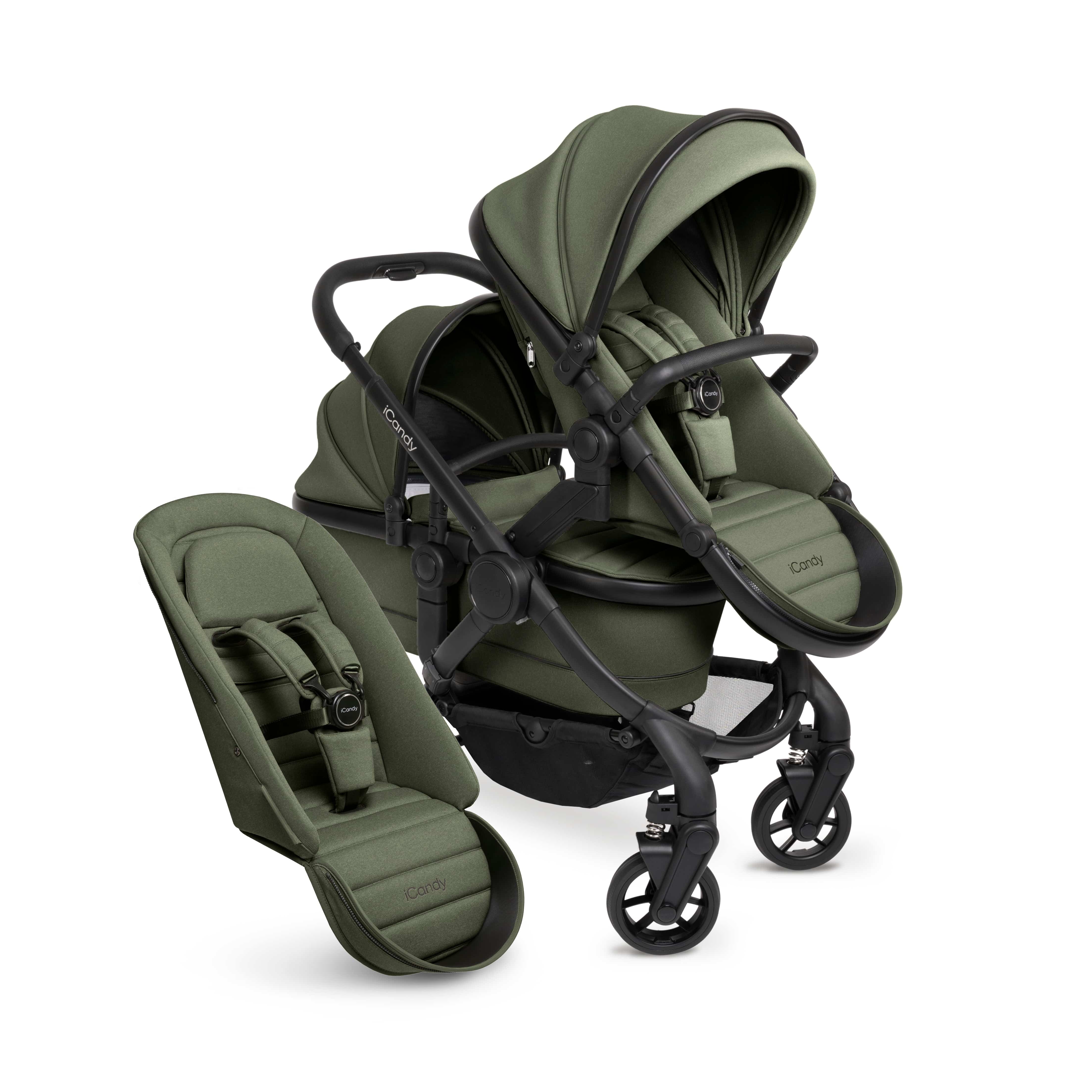 iCandy Peach 7 Twin Travel System (Cocoon) Bundle - Ivy - Image 2